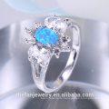 Fancy Knuckle Ring Messing Ringe Schmuck Kolben synthetischen Opal Ring indischen Engagement